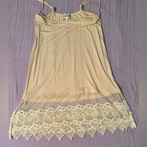 Cream Lace Short Extender